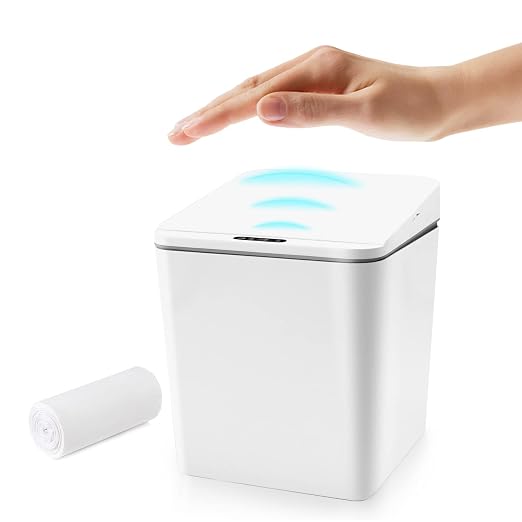 Automatic Small Countertop Trash Can by FEBHBRQ