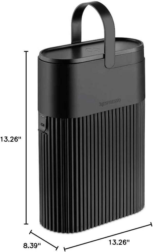 Nespresso Capsule Recycling Container Black - Container for Used Capsules