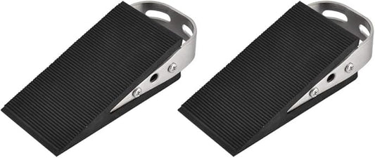 JQK Heavy Duty Door Stopper Rubber Wedge, 304 Stainless Steel Security Door by Homeimprovement