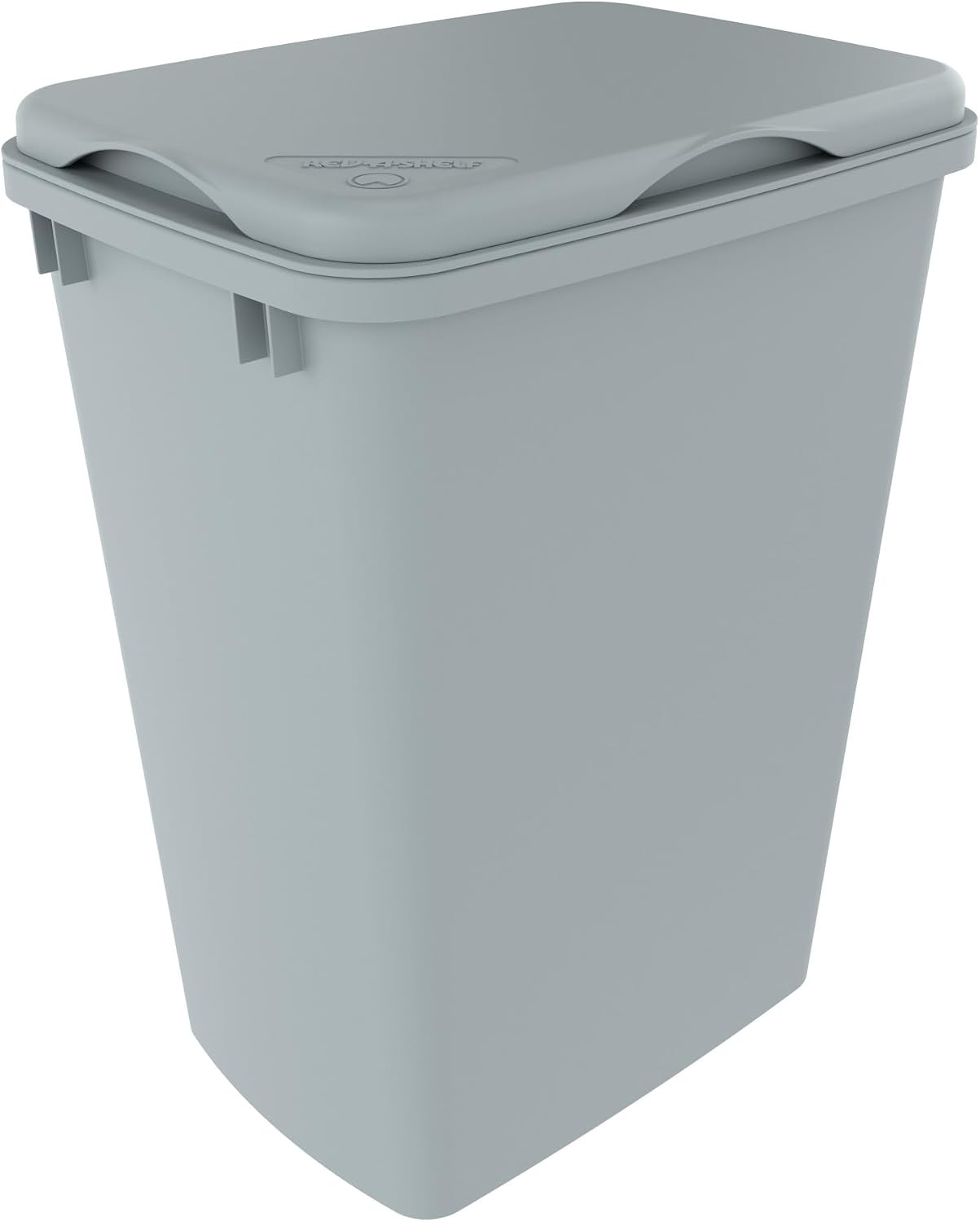 Rev-A-Shelf Gray Polymer Bi-Directional Lid 35 and 50 qt. Waste Containers