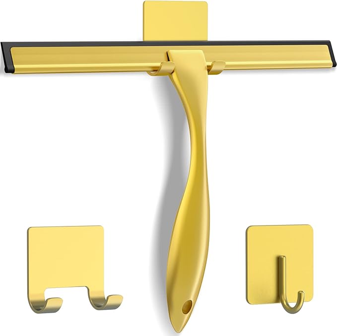 All-Purpose Stainless Steel Shower Squeegee by Docrok