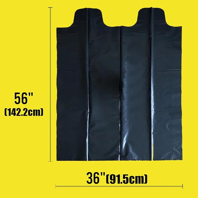 Contractor Heavy Duty Trash Bags 55 Gallon | 52 Count | 2 MIL | 36" X 56" | - Image 3