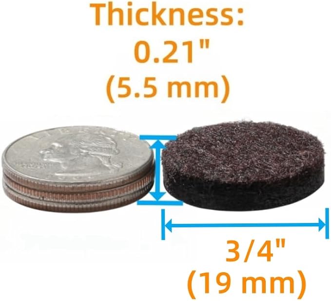 Furnigear Felt Furniture Pads for Hardwood Floors - Image 2