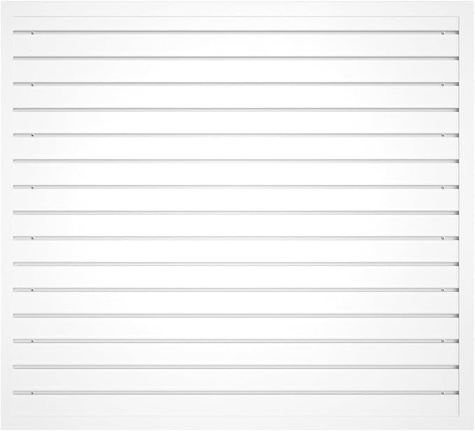 NeatiEase Slatwall Panel Wall Storage Systems, 4 x 4ft Slat Wall Paneling by NeatiEase