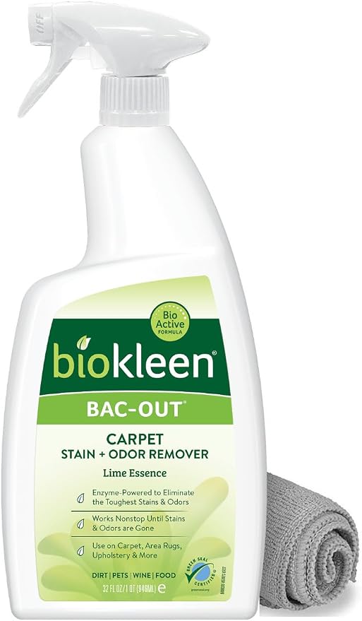 Biokleen Bac-Out Stain Remover for Clothes & Carpet by Biokleen