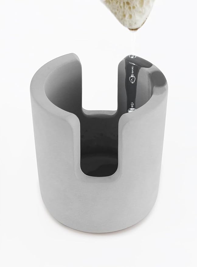 Diatomite Stone Sponge Holder, Quick Dry Dish Sponge Stand - Image 5