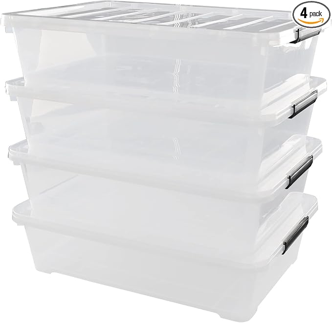 40 Quarts Under Bed Storage Boxes by AnnkkyUS