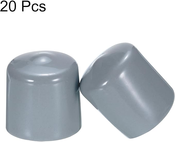 uxcell 20pcs Rubber End Caps 29mm ID Vinyl PVC Round Tube Bolt Cap Cover Screw - Image 2