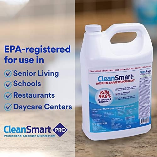 CleanSmart Hospital Grade Disinfectant, Kills 99.9% of Viruses and Bacteria - Image 2
