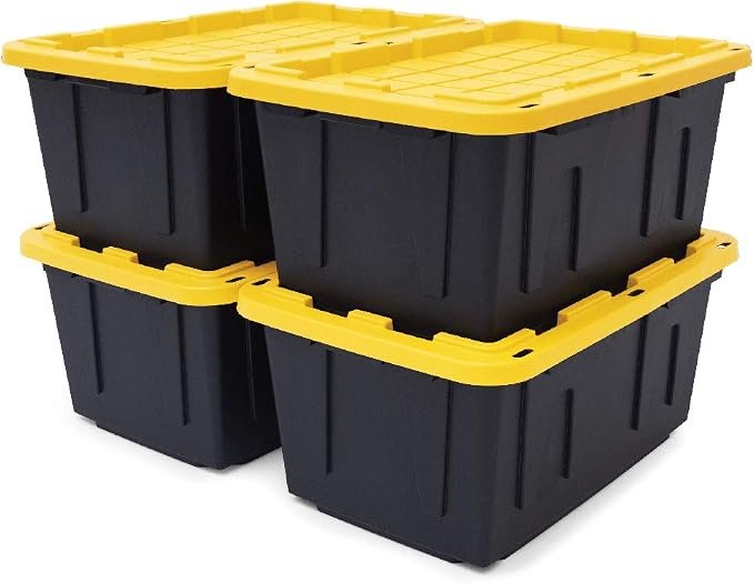 CX Black & Yellow, Shelving Unit and Heavy Duty Storage Containers, Extremely - Image 4
