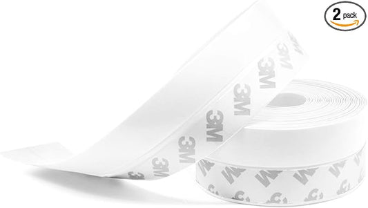 TAROSE Weather Stripping, 33 Feet Weather Seal Strip, Adhesive Silicone Tape by TAROSE