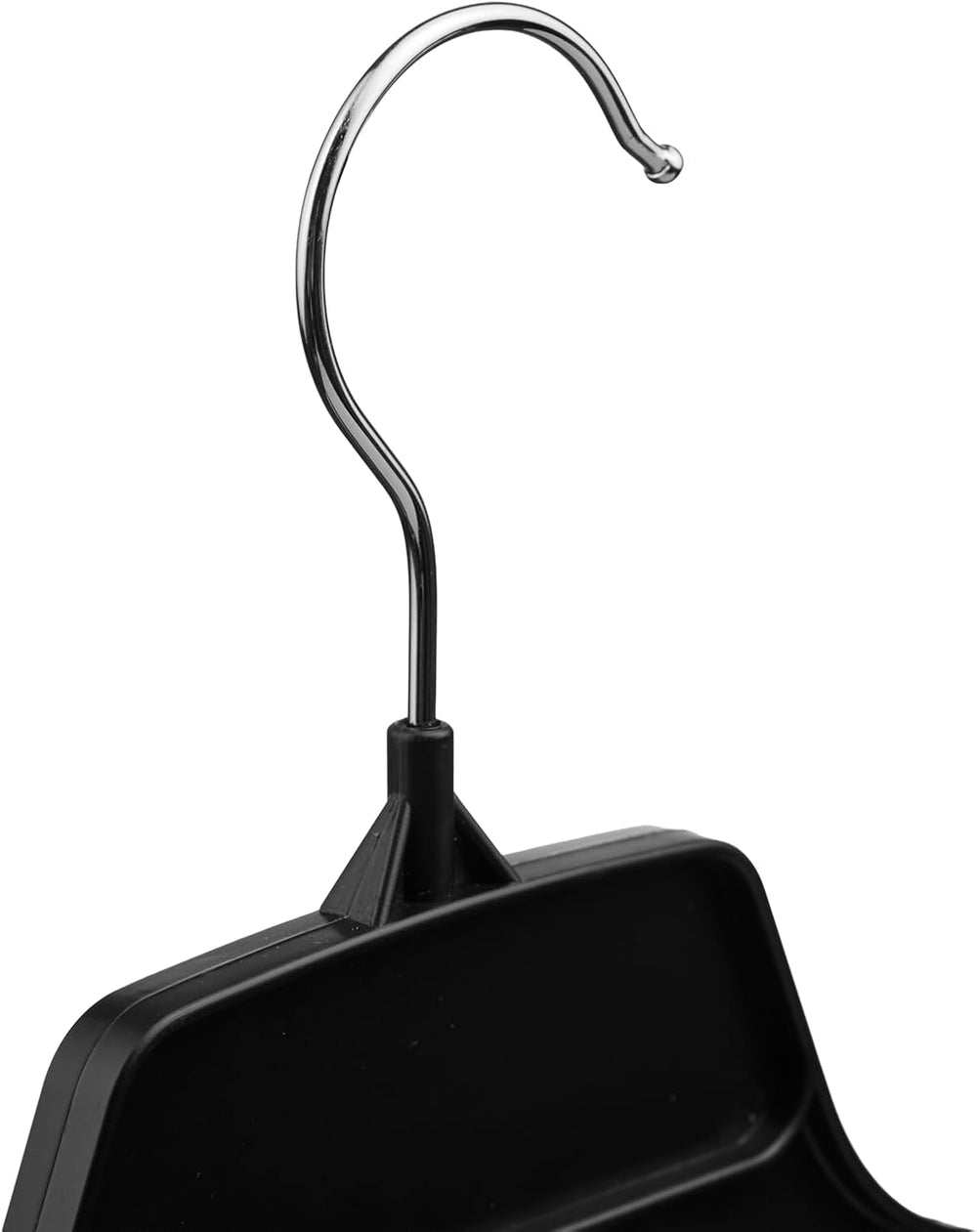 DEILSY™ Black Plastic Hangers 100 Pack Durable Slim Hangers