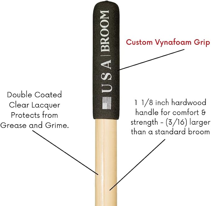 36" Soft/Fine Sweep Indoor Push Broom - Image 5