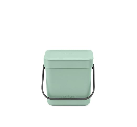 Brabantia Sort & Go Food Trash Can Small Countertop Kitchen Compost Caddy - Image 3