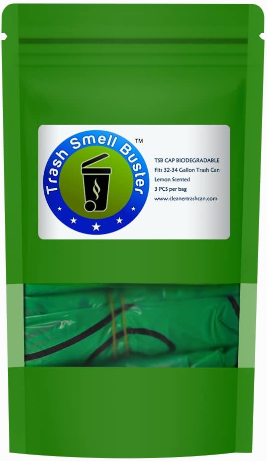 Outdoor Trash Can Cover Biodegradable Odor Eliminating Bag - Image 2
