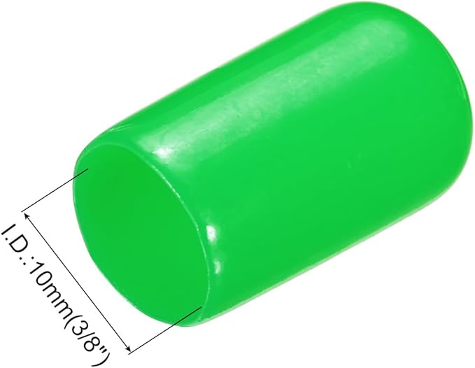 uxcell 20pcs Rubber End Caps 10mm ID Vinyl PVC Round Tube Bolt Cap Cover Screw - Image 3