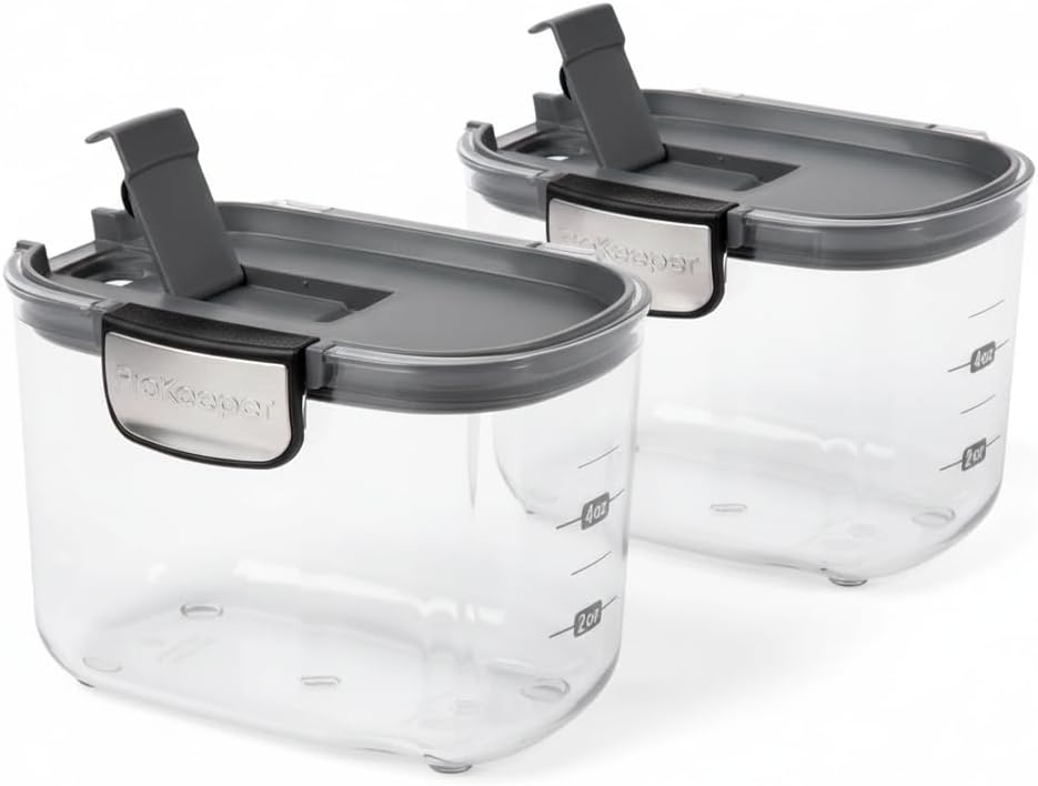 Progressive International ProKeeper+ Clear Plastic Airtight Food Baker's ...