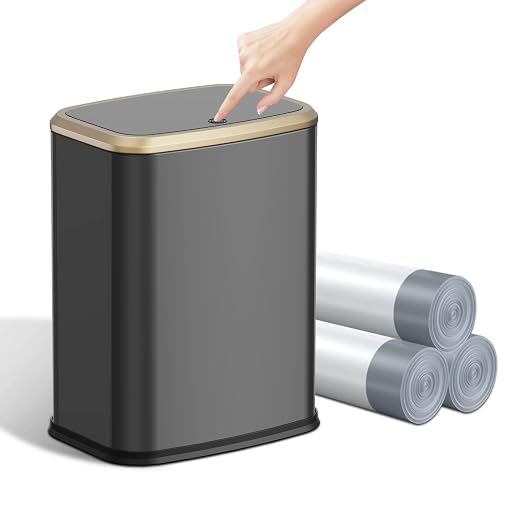 2.1 Gallon Bathroom Trash Can by KHMMGK