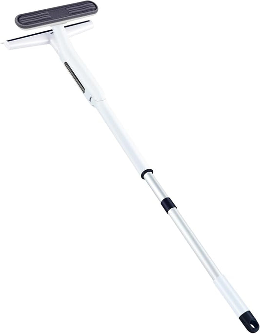 Red Horn Window Squeegee with Long Handle, Mirror Window Cleaning Squeegee Kit by Red+Horn