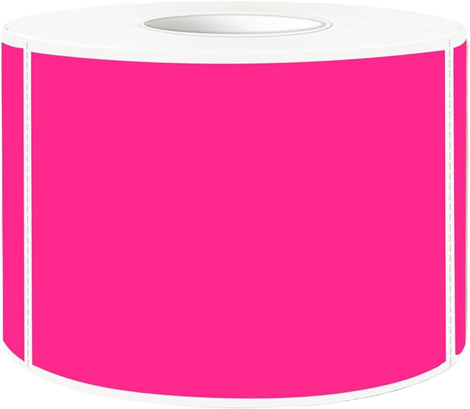STARLIBOO Neon Colored Labels Stickers 3 x 2 Inch, Rectangle Moving Labels by STARLIBOO