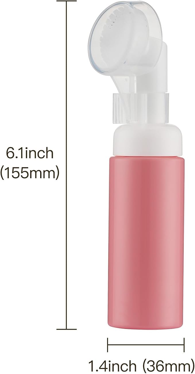 2 OZ Foam Bottle with Brush, Empty Foaming Dispensers to Travel - Image 6