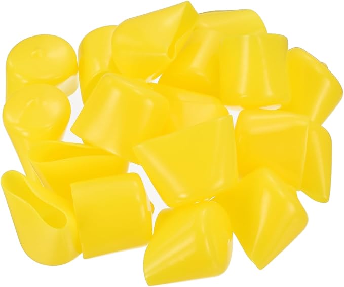 uxcell 20pcs Rubber End Caps 32mm ID Vinyl PVC Round Tube Bolt Cap Cover Screw - Image 4