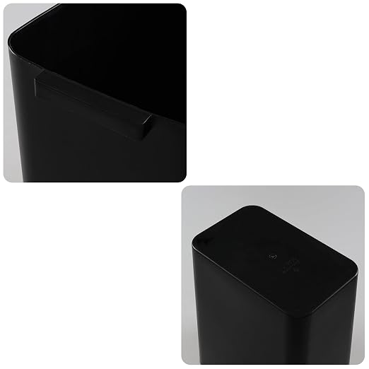 4.5 Gallon Plastic Office Wastebasket, Plastic Trash Cans, 3 Packs - Image 3