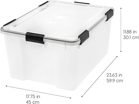 IRIS USA 110559 62.8 Quart Weathertight Plastic Storage Box - Image 2