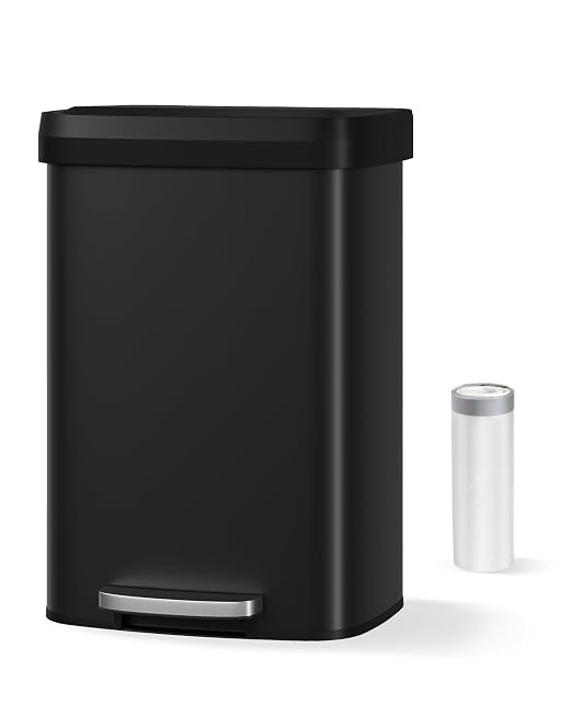 Garvee 13 Gallon / 50 Liter Metal Trash Can - Image 7