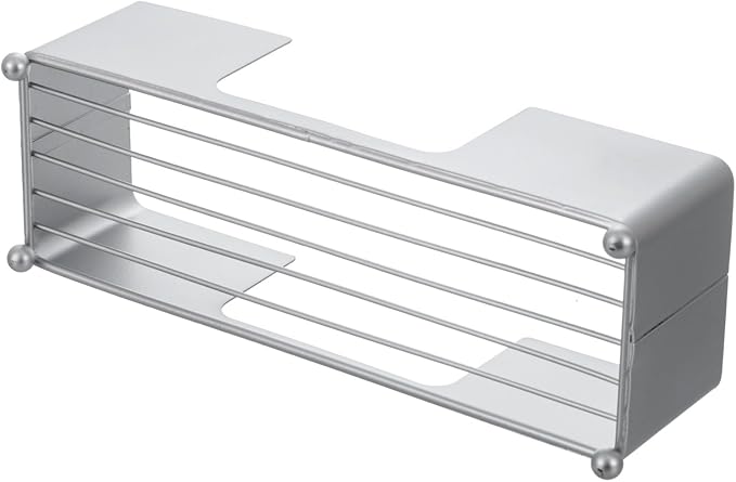 MyGift Metal Tabletop Folded Hand Towel Holder, Modern Silver Tone Commercial - Image 6