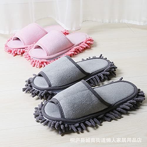 Women's Microfiber Floor Cleaning Mop Slippers - Image 3