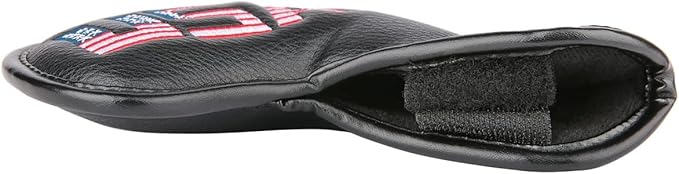 Golf Builder Black Leather USA Golf Club Iron Wedge Head Covers Fit All Brands - Image 6