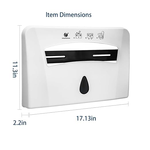 Toilet Seat Cover Dispenser Wall Mounted Compatible - Image 2