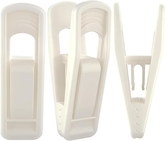 Hanger Clips Perfect for Velvet Hangers, Strong Plastic Clips Pant Skirt Hanger by TOFIIGREM