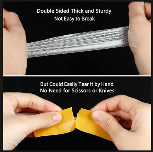 Double Sided Tape Heavy Duty, 1in x 164FT, Extra Large Universal High Tack - Image 3
