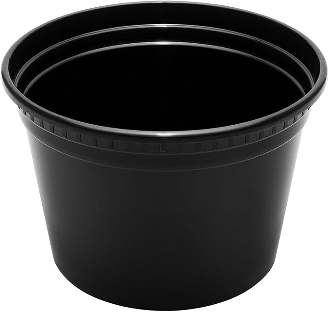 Karat [16oz - 240 ct Black PP Injection Molded Round Deli Containers - Image 8