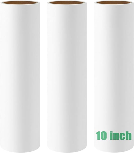 Large Lint Roller Refills 10 inch Wide Ultra Sticky Mega Roller Refills by MINGRACE