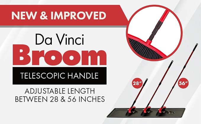 Da Vinci Curved Angle Broom 1pc - Image 9