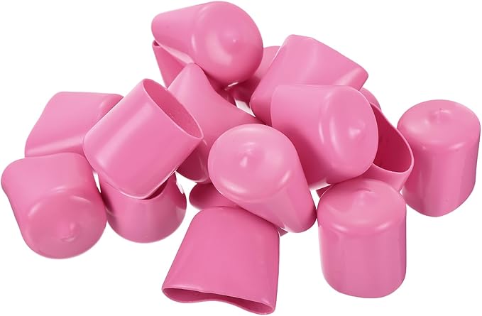 uxcell 20pcs Rubber End Caps 24mm ID Vinyl PVC Round Tube Bolt Cap Cover Screw - Image 4