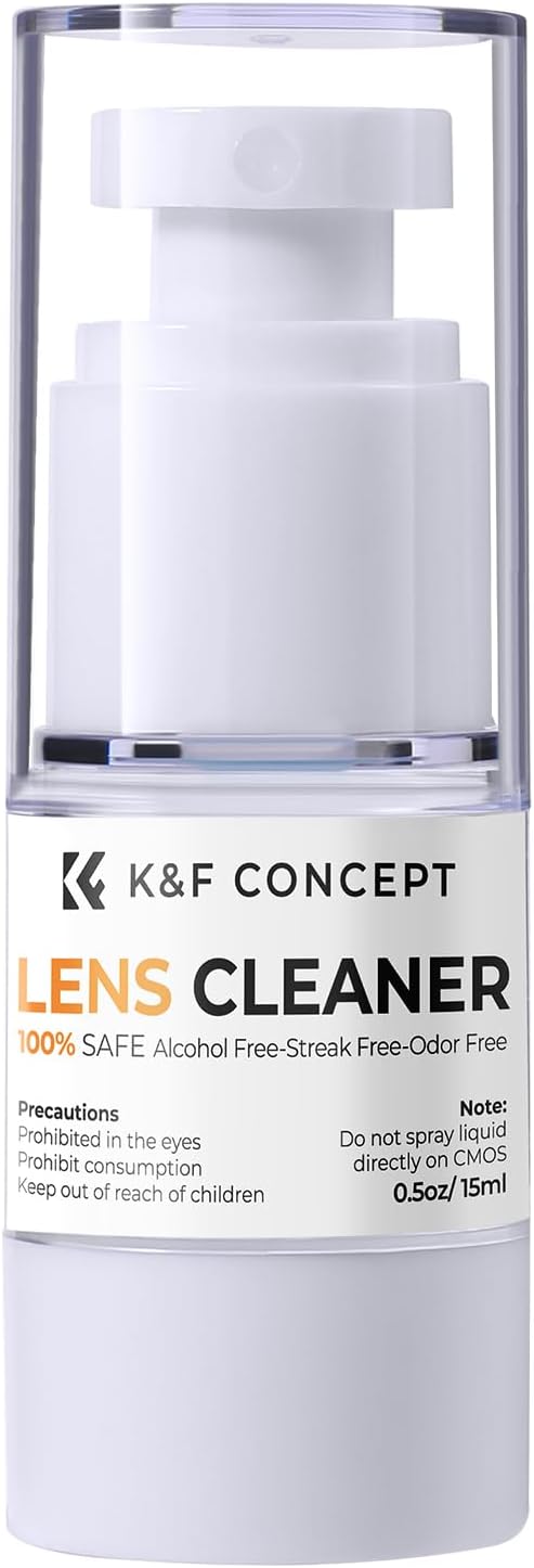 K&F CONCEPT Spray and Microfiber Lens Cleaner Care Kit, Non-Flammable Camera - Image 7