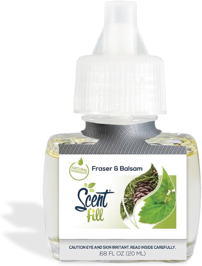 Scent Fill Fraser Fir & Fresh Balsam Pine Plug in Air Freshener, 4 Scented Oil - Image 3