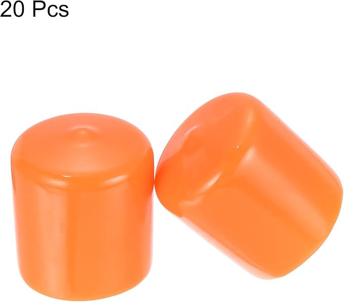 uxcell 20pcs Rubber End Caps 30mm ID Vinyl Round Tube Bolt Cap Cover Screw - Image 2