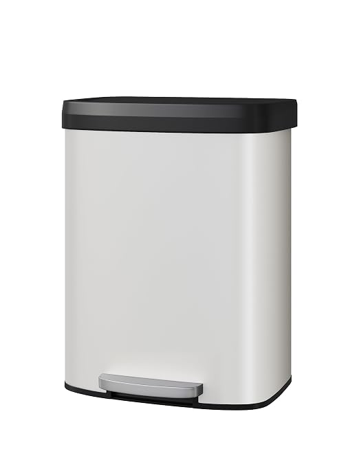 Garvee 16 Gallon / 60 Liter Metal Trash Can by Garvee
