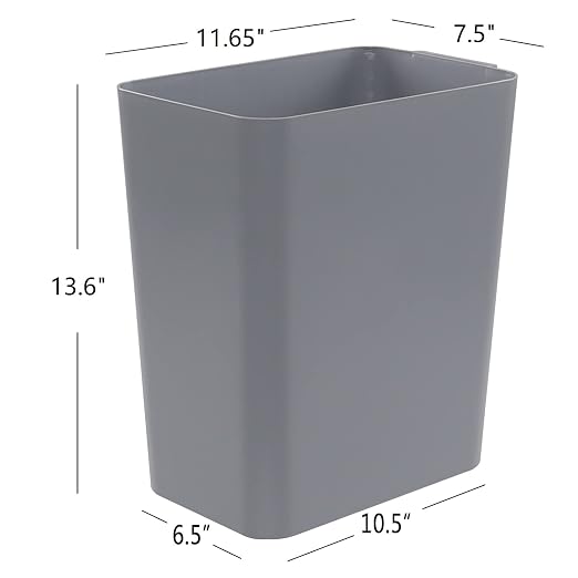 3-Pack 4.5 Gallon Trash Can - Image 2