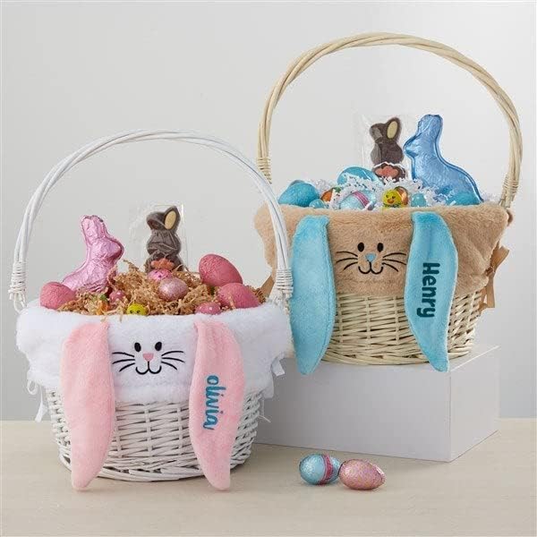 Personalization Universe Classic Easter Basket,Tan/Natural