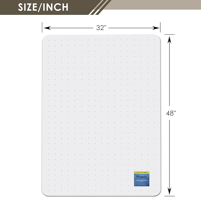 Azadx Heavy Duty Office Chair Mat - Image 8