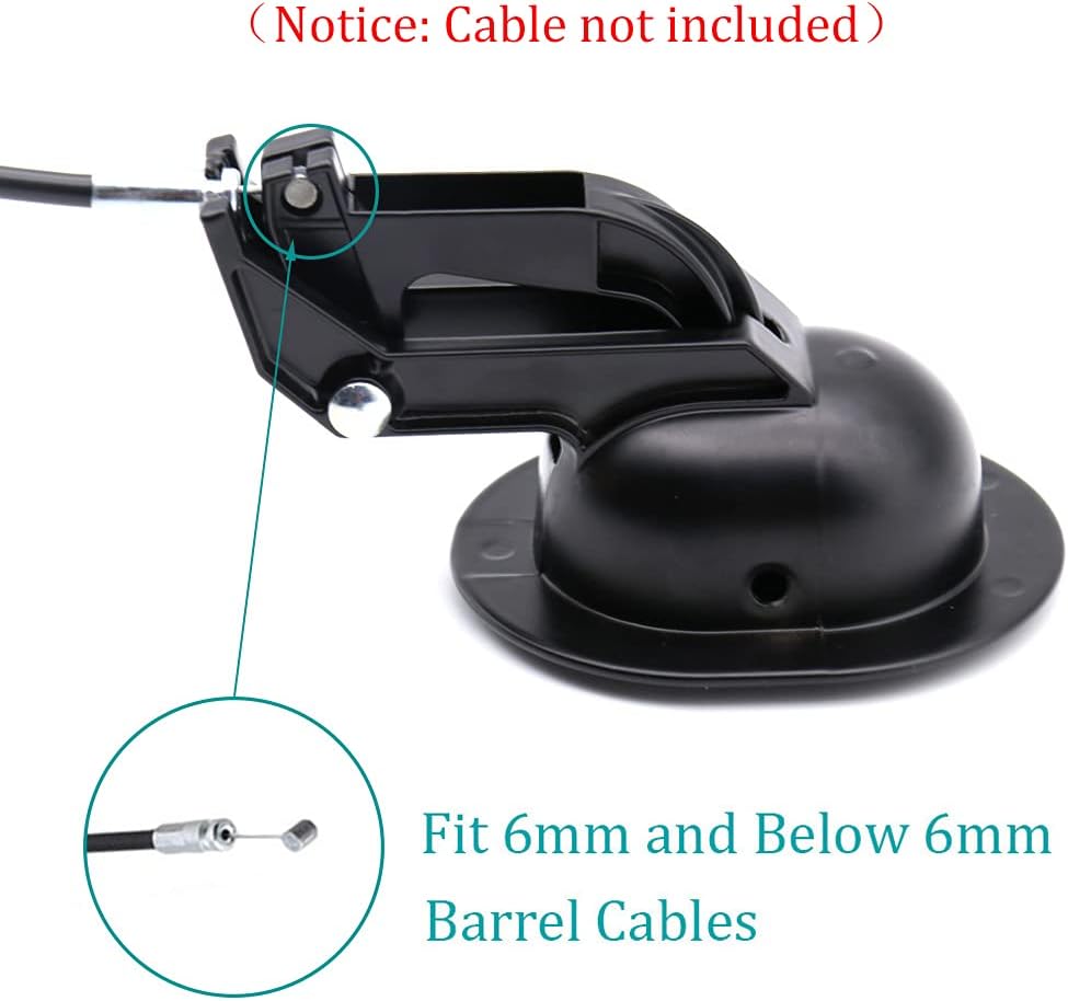 ttmagic Universal Heavy-Duty Metal Sofa Chair Recliner Release Pull Handle Replacement Parts, Fits Ashley, Lazy Boy and Most Recliner Brands, 3.5"L x 3"W x 1.2"H Handle Size