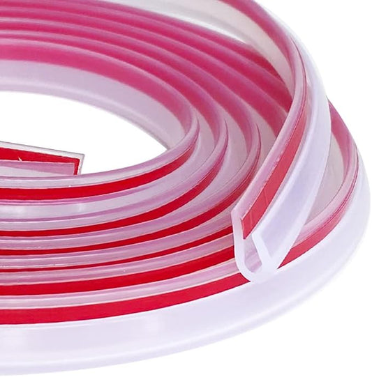 Clear Rubber Edge Trim, U Channel Rubber Seal Strip by Tintvent