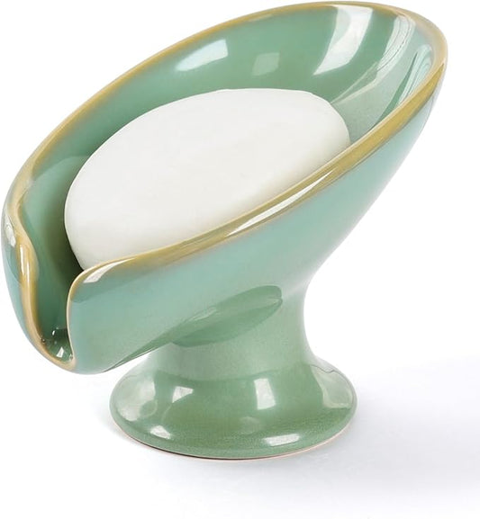 Soap Dish, Self Draining Bar Soap Holder by ANTISSHOME