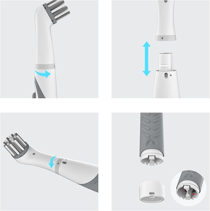 Electric Cleaning Brush with 4 in 1 Multiple Brush Heads, Indoor Household - Image 3
